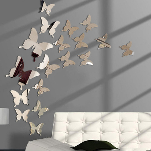 12 Pegatinas De Mariposa Para Pared, Decoración Del Hogar