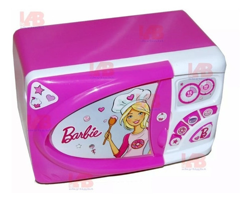 Microondas Barbie Juguete Original Tv Lelab