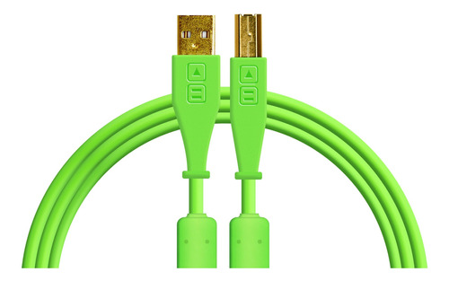 Cable Djtt Usb-a A Usb-b, Recto / Recto Verde