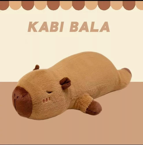 Para Almohada De Felpa De Peluche Capibara Larga Para