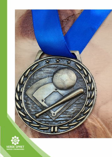 Medallas Beisbol  Deportiva Personalizada Premio 15 Pzs