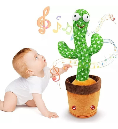 Cactus Bailarin Con Musica 120 Canciones Repite Voces Usb