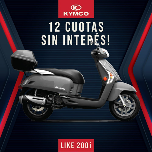 Imagen 1 de 17 de Kymco Like 200i 12 Cuotas Sin Interés - Unicomoto Canning