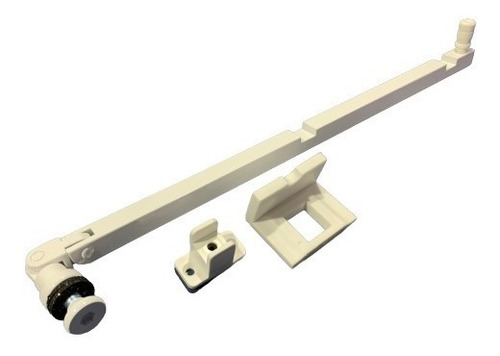 Haste Maxim Ar Vidro Alvenaria P/ Janela - 25cm Cor Branco