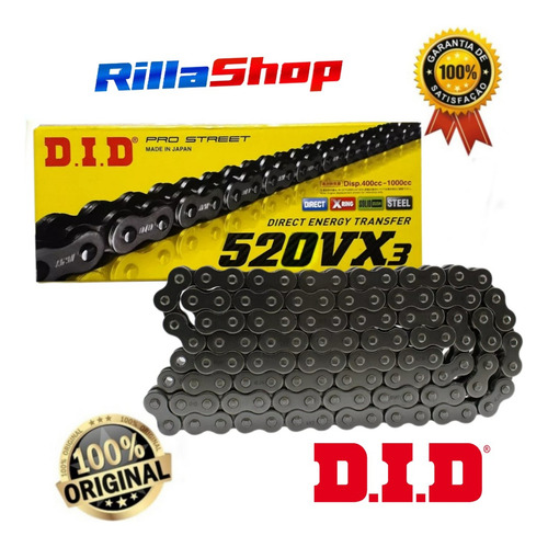 Relação Did 520 Vx3 112l Durag 45/15 Xt 660 R Z Ténéré 2013