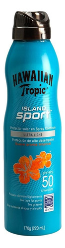 Hawaiian Tropic Island Sport Fps 50 Spray Continuo X 180ml