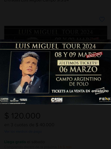 Luis Miguel 8/3 Campo