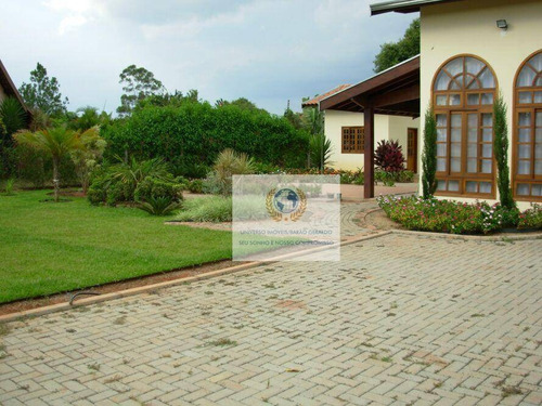 Chácara Com 3 Dormitórios À Venda, 1596 M² Por R$ 800.000,00 - Loteamento Chácaras Vale Das Garças - Campinas/sp - Ch0001