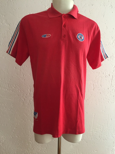 Playera Polo Cruz Azul Color Rojo Año 2000 Marca Azul Sport