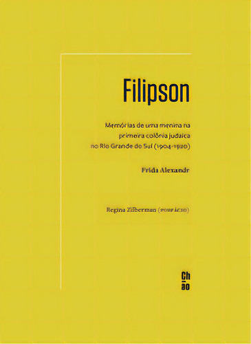 Filipson, De Alexandr Frida. Chão Editora, Capa Mole Em Português