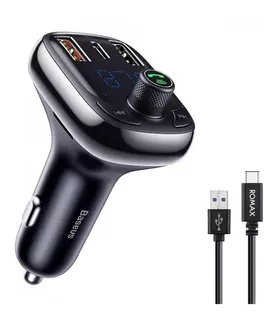 Adaptador Bluetooth Mp3 Llamada Cargador Qc Pd Transmisor Fm