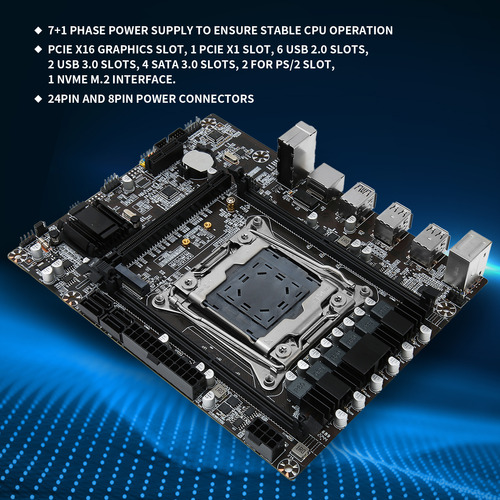 Placa Base Ddr4 De Doble Canal, 32 Gbps, Nvme Pcie M.2 Ssd