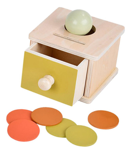 Caja De Bolas Montessori, Juguetes Educativos, Cajón Único