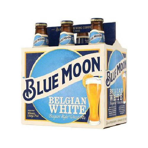 Pack 6 Cervejas Americana Blue Moon Belgian White 355 Ml