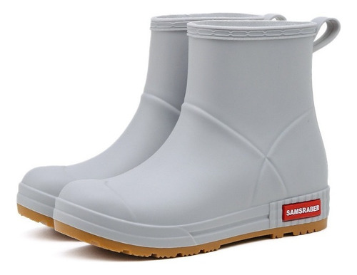 Botas De Lluvia Mujer Color Sólido Antideslizante Resistente