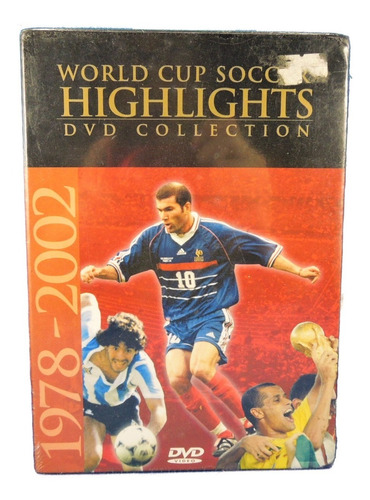 World Cup Soccer Highlights Dvd Collection 1978-2002 Nuevo