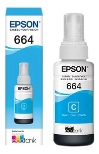 Tinta multiimpresora Cyan 664 de 70 ml