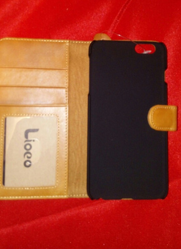 Estuche Para iPhone Plus En Cuero