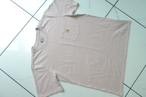 Playera De Mujer Carhartt Rosa Claro - Gris Talla G / L (Usado)