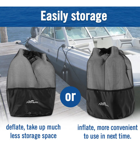 Kit De 4 Guardabarros Para Barco Con 4 Cuerdas, Pontón Y Inf