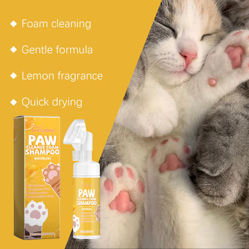 Limpiador En Espuma Para Patas De Mascotas, Cuidado De Limpi