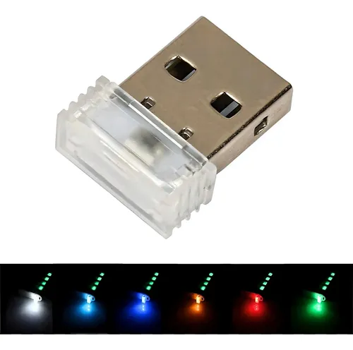 Mini Led Usb Touch 8 Cores Para Carro / Casa / Ambiente #78 | MercadoLivre