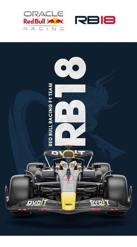Jj Coche Teledirigido Rb18 1 Verstappen Fia 1/18 Rc F1