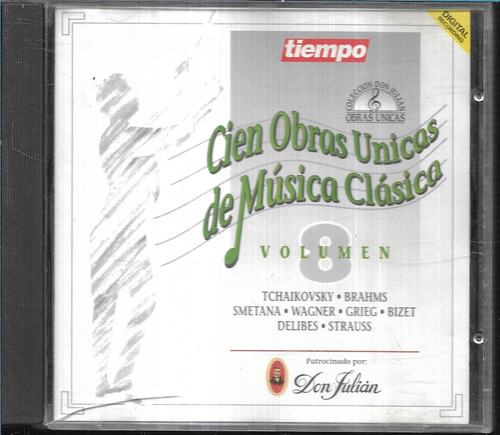 Strauss Brahm Album Cien Obras Unicas De Musica Clasica 8 Cd