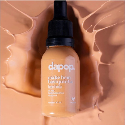 Base de maquiagem líquida Dapop Make B. Base Fluida tom 5