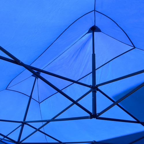 Carpa Plegable Azul 3x4.5 Mts Impermeable Con Paredes Toldo