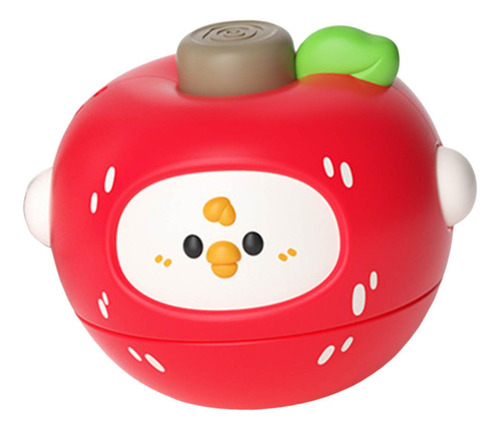 Peonza Giratoria Con Forma De Fruta Para Niños, Manzana
