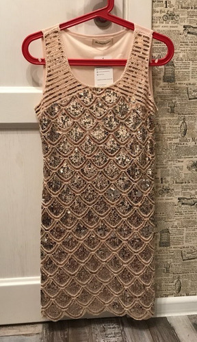 Imagen 7 de 9 de Vestido De Fiesta Con Pedreria Talla M Variedad En Stock