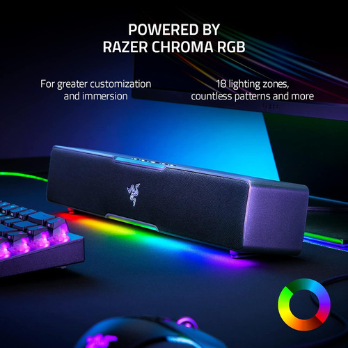 Barra De Sonido Razer Leviathan V2 X, Rgb, Usb-c, Negro