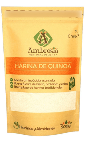 Ambrosia Harina De Quinoa Blanca Sin Gluten 500 G