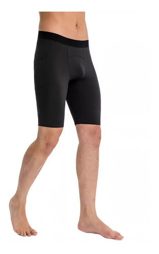 Imagen 2 de 2 de Calza Short Compresión Hombre Deportivo Licra Primera Capa