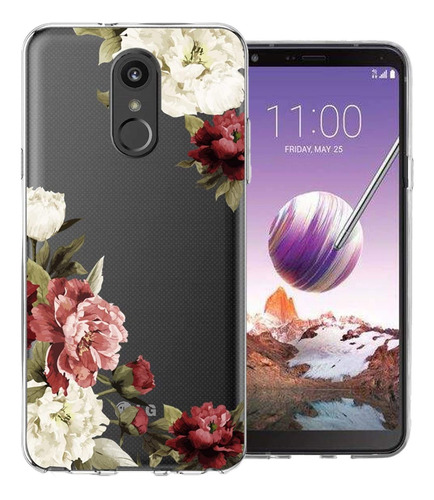 LG Stylo  Case LG LG Q Lapiz Stylus Caso  Con Flores De...