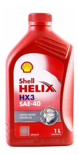 Shell Helix Hx3 Sae 40 X 1 Litro