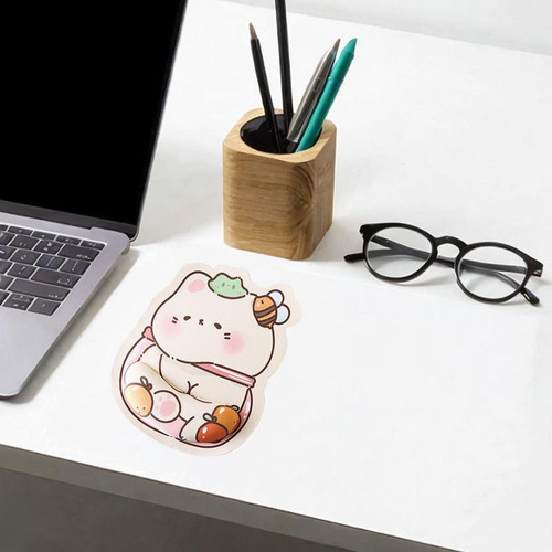 Almofada De Mouse Fofa Com Espuma De Memória De Suporte De