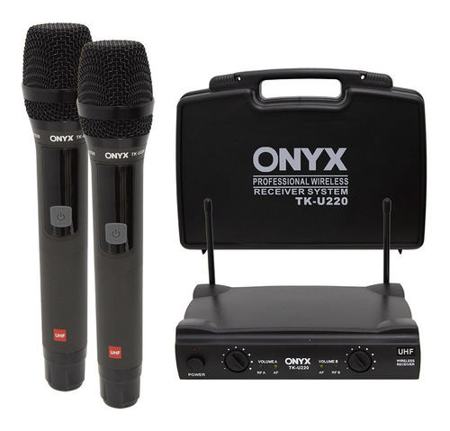 Microfone Sem Fio Tk-u220 Uhf Onyx