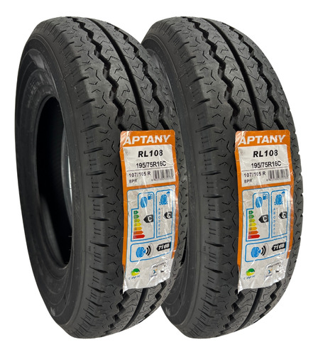 Kit 04 Pneus 195/75r16c Aptany Rl108 107/105r 8 Lonas Carga R