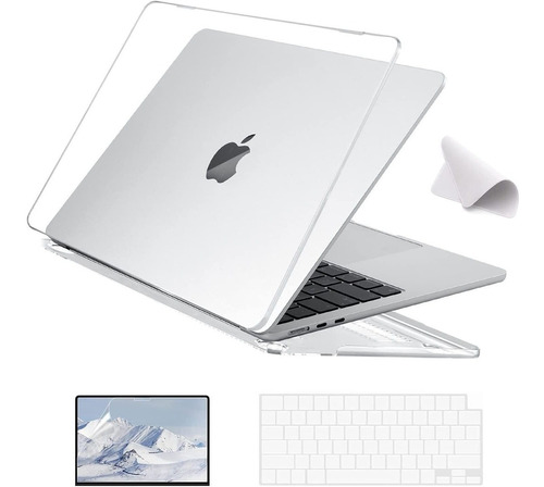 Funda Transparente Para Macbook Air 13.6  2022 A2681 M2 Chip