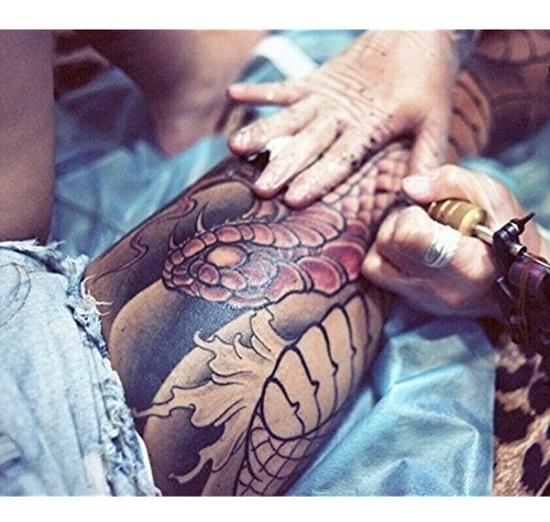 Imagen 3 de 5 de Potente Usadld Maquillaje Tinta De Tatuaje Negro Tiempo Tint