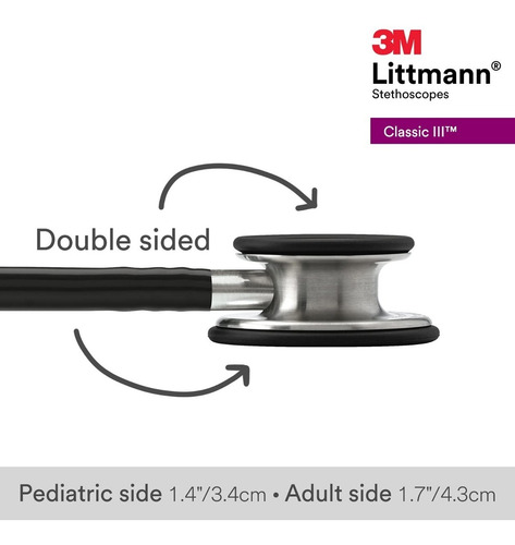 Imagen 4 de 6 de Estetoscopio 3m Littmann Classic Iii , Dmax