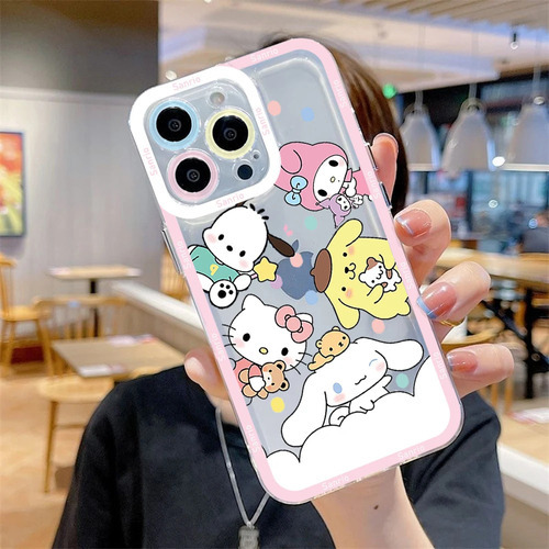 Funda De Teléfono Sanrio Hello Kitty For iPhone 15 14 13 12
