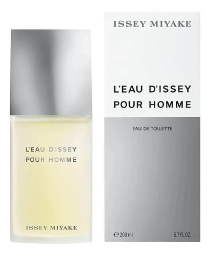 Perfume Importado Masculino Issey Miyake 200ml Edt L'eau D'issey Original Lacrado Com Selo Adipec E Nota Fiscal Pronta Entrega 100% Original