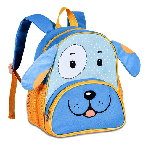 Mochila Infantil Animais Zoo Bichinhos Clio Pets Original