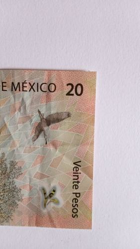 Billete 20 Pesos Mexicanos Serie Aa05.......