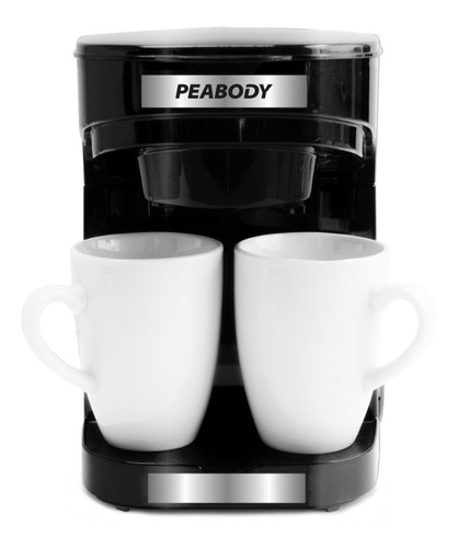 Cafetera Peabody PE-CT2 semi automática negra de filtro 220V