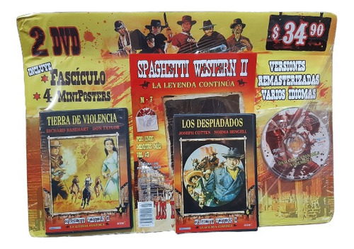 Los Despiadados Tierra De Violencia +dvd +revista 3 Dvd