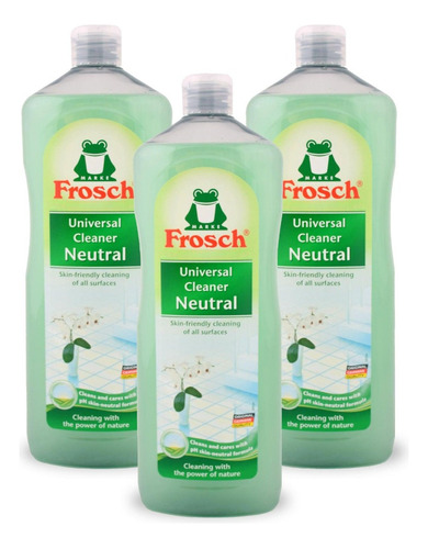 Frosch Limpiador Multiuso Ph Neutro 3 X 1 L